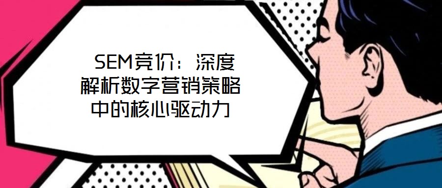  SEM競(jìng)價(jià)：深度解析數(shù)字營(yíng)銷(xiāo)策略中的核心驅(qū)動(dòng)力